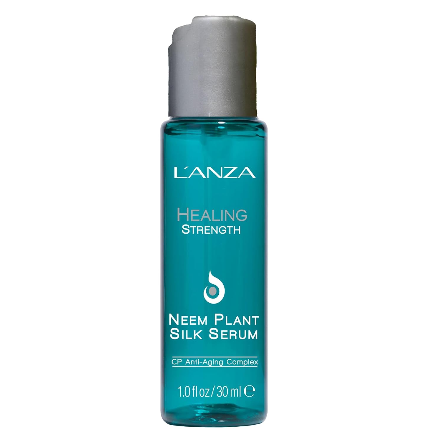 L’ANZA Healing Strength Neem Plant Silk Hair Serum, Neem Oil Anti Frizz Damaged Hair Treatment, Nourishes, Strengthens, Boosts Shine, Repairs and Prevents Breakage From Split Ends (1 Fl Oz)