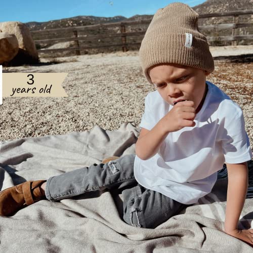 Classic Toddler Beanie for Ages 1-6 Years for Boys Girls Baby Kids Beanies Knit Winter Soft Warm Hats2