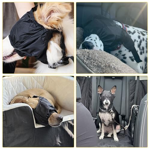 Hund Beruhigende Kappe Hunde Cap Augenmaske Beruhigung Hund Augenmaske für Hunde Beruhigende Augenmaske Nylonmaske, Verwendet für die Fellpflege, Gegen Biss und Gegen Autokrankheit (XL)
