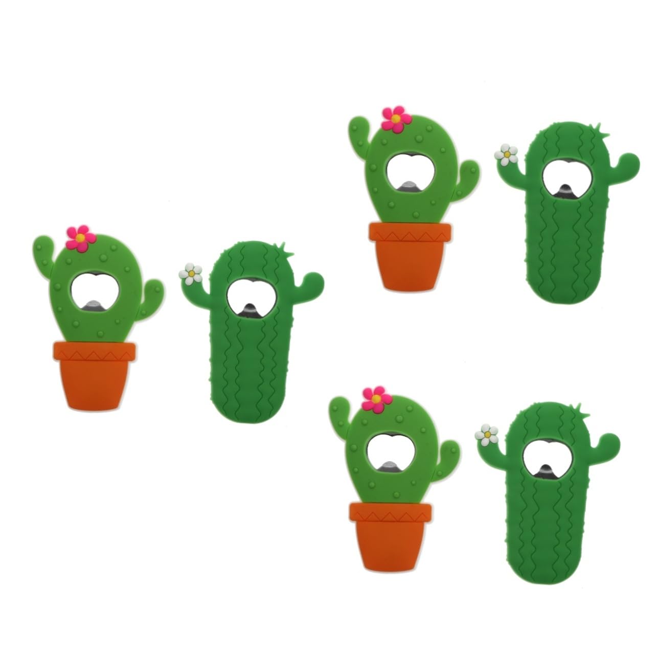 Ouvre-bouteilles cactus Cabilock : lot de 6 décapsuleurs ergonomiques pour la maison et le bar