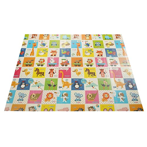 Baby Vivo Premium Omkeerbaar Speeltapijt Dierentuin | Kinderspel Tapijt Speelkleed Speel Tapijt Baby Mat Baby Tapijt | 1 cm dik XPE Kindertapijt XXL 200 x 180 cm - Afbeelding 7