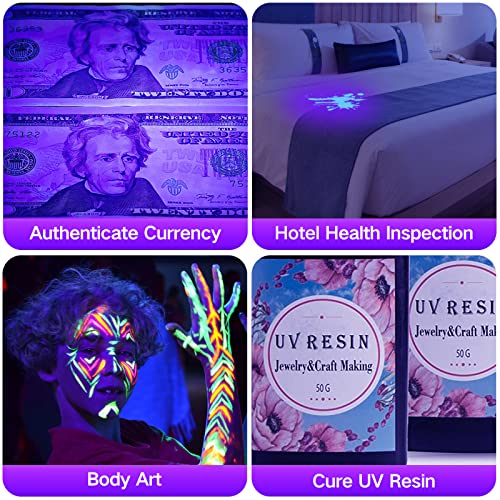 Vansky VS-FL01-V Black Light Uv Flashlight,Vansky Blacklight 12 Led Urine Detector For Dog/Cat/Pet Urine & Dry Stains And Bed Bug thumb #7