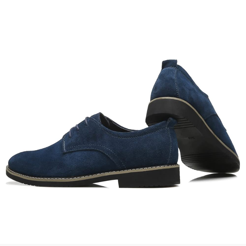 Zapatos Oxford de ante para hombre, estilo clásico británico, mocasines con borlas para uso casual y de negocios, suela suave para conducir