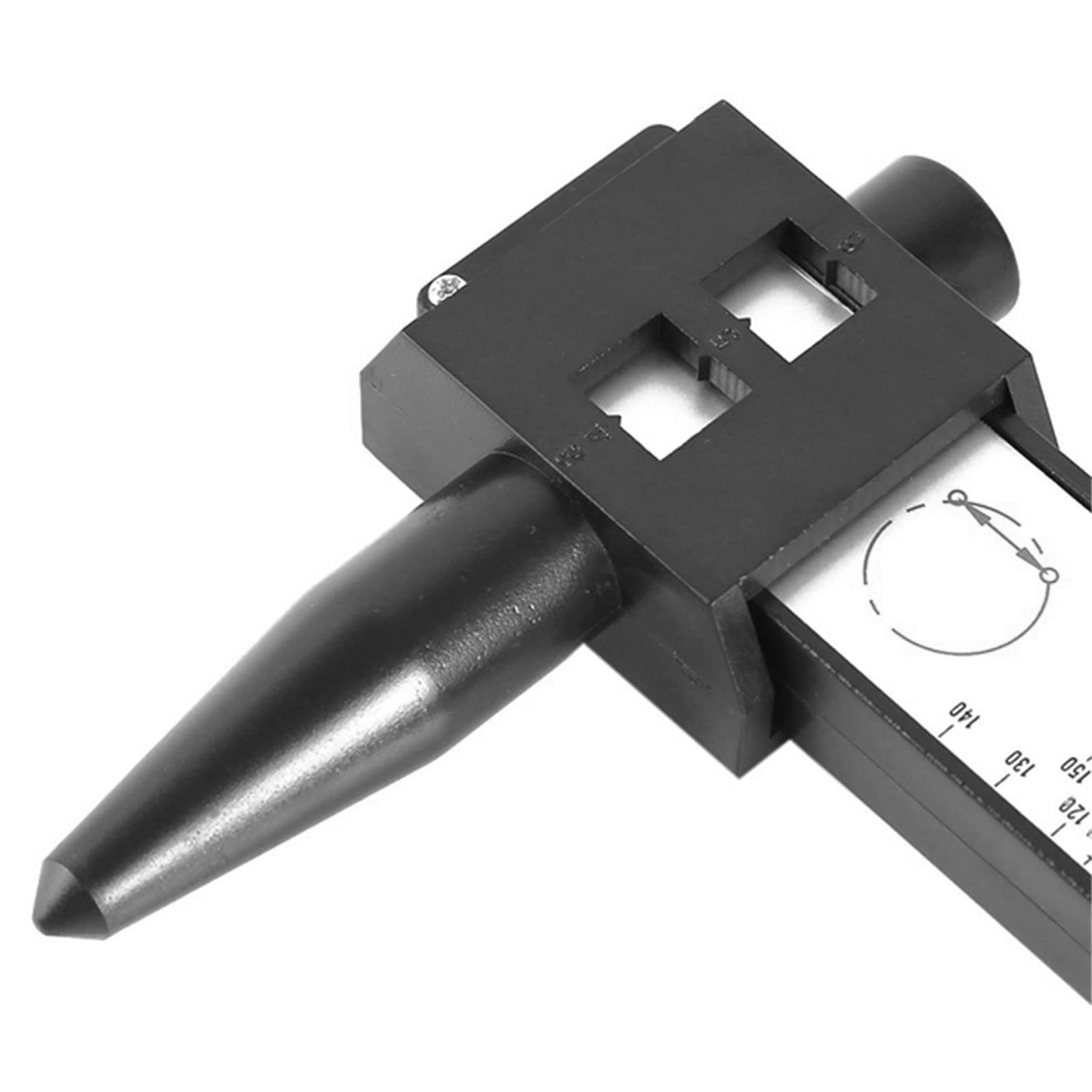 Calibro di Misura PCD | Calibro per Cerchioni a 8 Alette - Calibro del cerchione per Auto, Modello di bullone del cerchione, Strumento di misurazione Scorrevole PCDs Righello