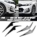 Front Bumper Canards Compatible For BMW 3 Series G20 G21 G28 LCI M Sport 318i 320i 330i M340i 2022-2024+ Side Splitter AirVent Trim Blade(Carbon fibre)