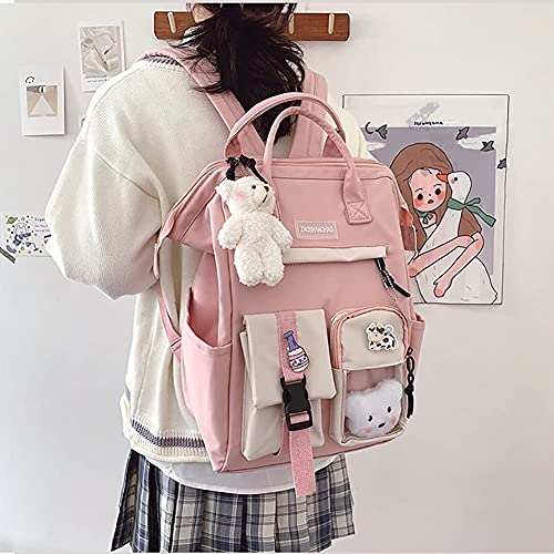 Dasdad Kawaii Backpack with Kawaii Pin and