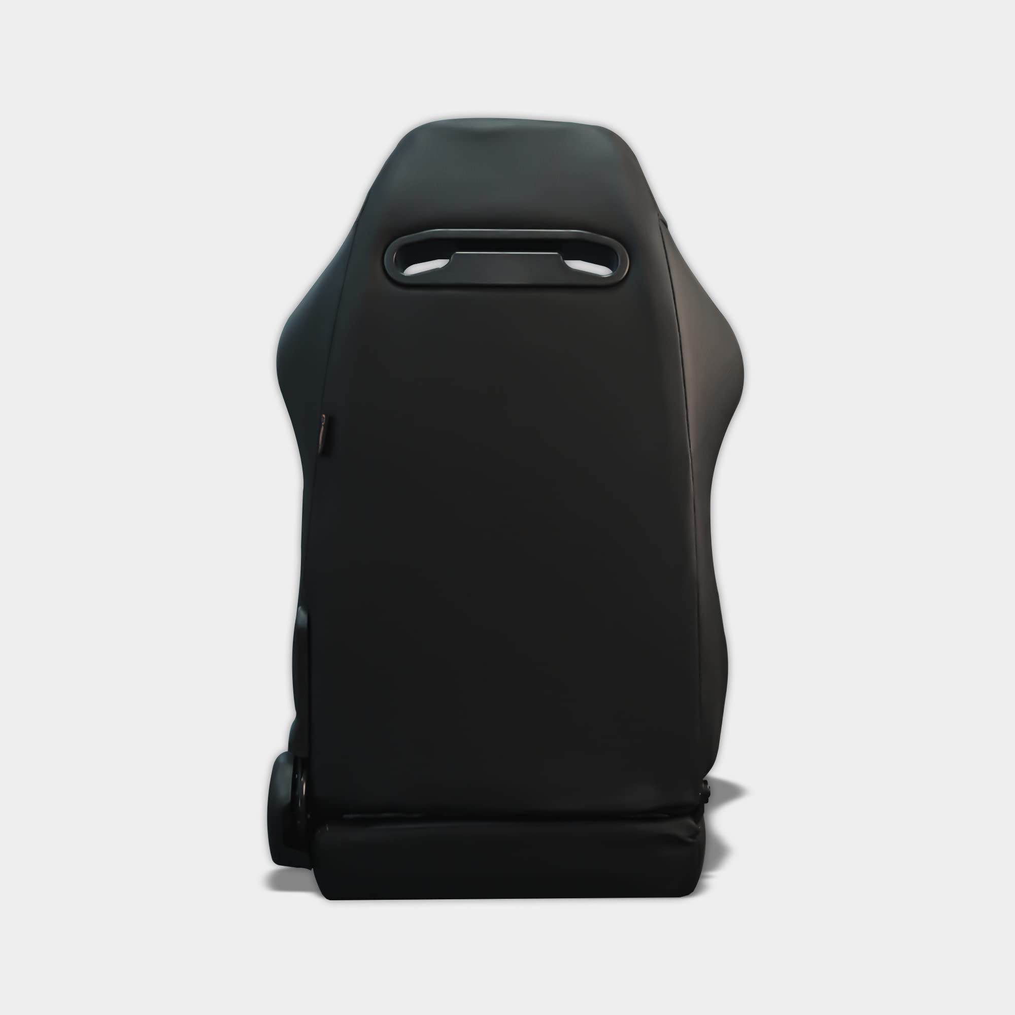 Siège Auto Sport MODAUTO Semi-Baquet - Tissu Noir, Réglable, Rails Inclus - Pour Voiture Ou Simulateur