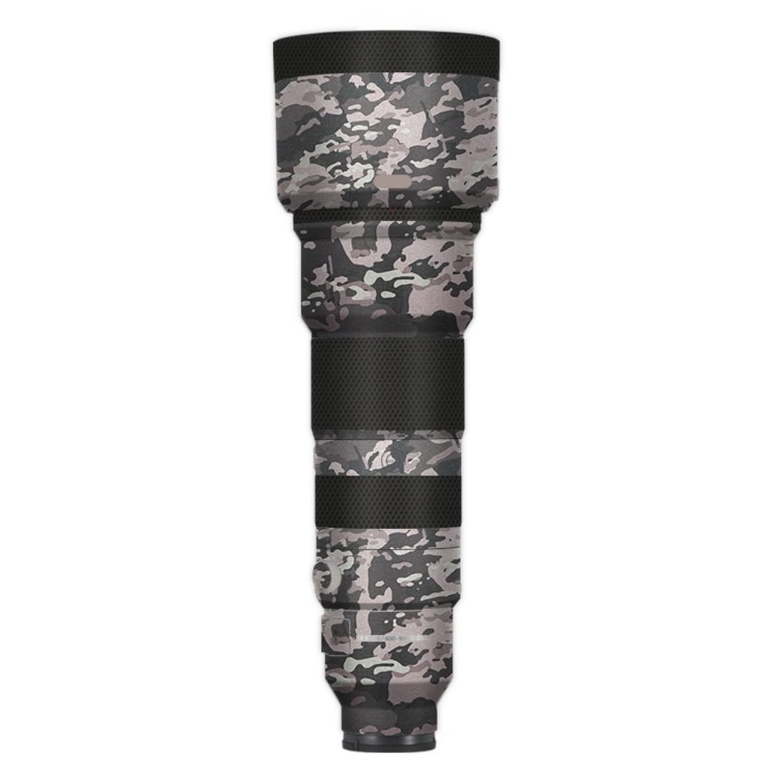 Autocollant anti-rayures en vinyle pour objectif d'appareil photo Sony FE 400-800 mm F6.3-8 G 400-800 6,3-8 (camouflage champ)