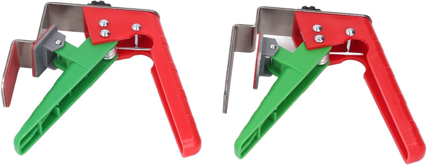 Woodworking Fixture Clamping Tools EasytoUse Stainless Steel Drawer Front Installation Clamps, 2 Set Aids Jigs for Cabinet, ABS and Stainless Steel Material