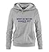 Produktbild Comedy Shirts - Weist DU was DER Hammer IST - Damen Hoodie - Grau/Lila Gr. M