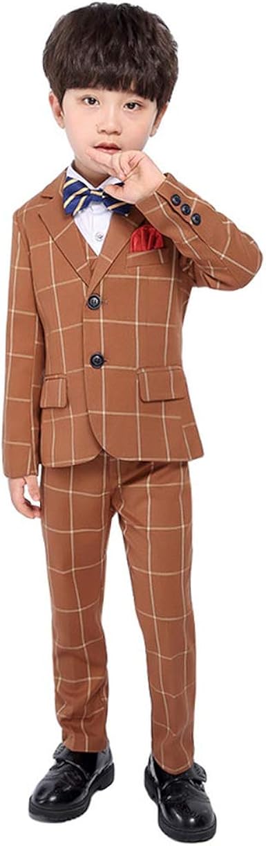 経典 4点セット スーツセット 子供服 キッズスーツ 男の子フォーマルスーツ ジャケット ベスト ズボン 入学 かっこいい おしゃれ 蝶ネクタイ 子ども用ファッション小物 Www Solidarite Numerique Fr