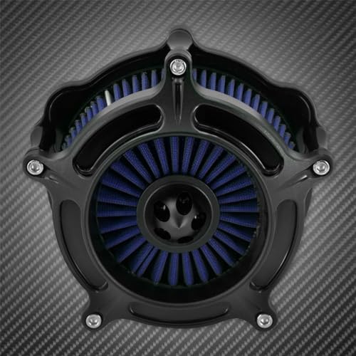 Filtre à air de moto pour rouler en Harley Sportster XL kit bleu CNC