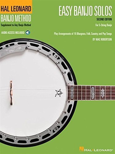 Easy Banjo Solos for 5-String Banjo: Hal Leonard Banjo Method by Mac Robertson (2014-06-01) Paperback – January 1, 1763