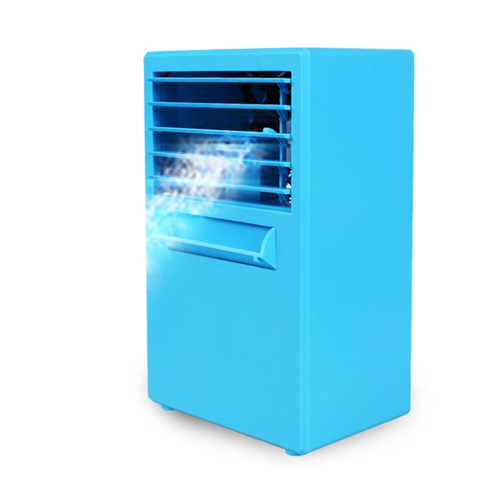 GLETSF Portable Air Conditioner Air Conditioning Bladeless Fan Switch Purifying Cooling ，Sliver