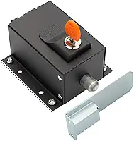 Trava Elétrica Para Portão Ppa Dog Steel Custom 220v Preta