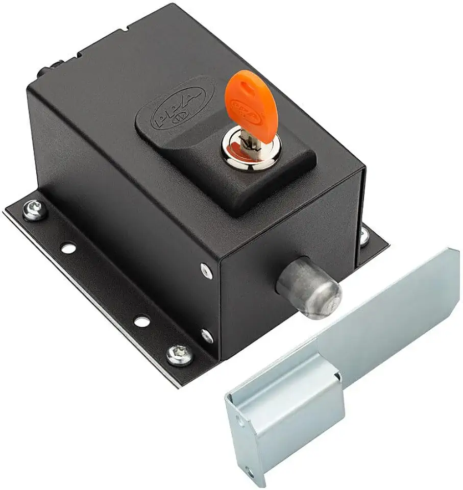 Trava Elétrica Para Portão Ppa Dog Steel Custom 220v Preta