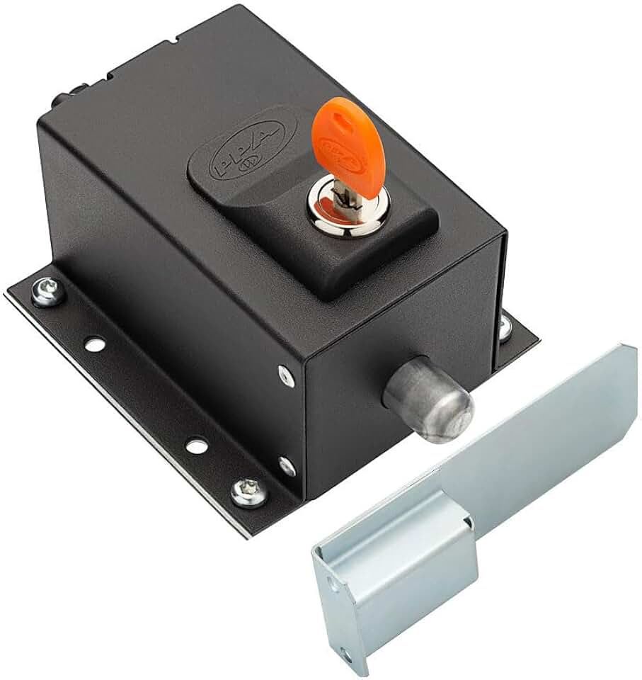 Trava Elétrica Para Portão Ppa Dog Steel Custom 220v Preta
