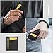Unaone Slim Minimalist Wallet - Premium Leather RFID Blocking Front Pocket Wallets with 8 Card Slots and 2 ID Window, Black