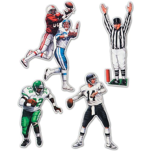 Beistle Football Figures Pack of 12