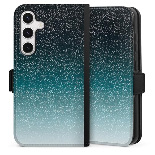 Etui Galaxy S24 avec fermeture magnétique folio et look paillettes chic