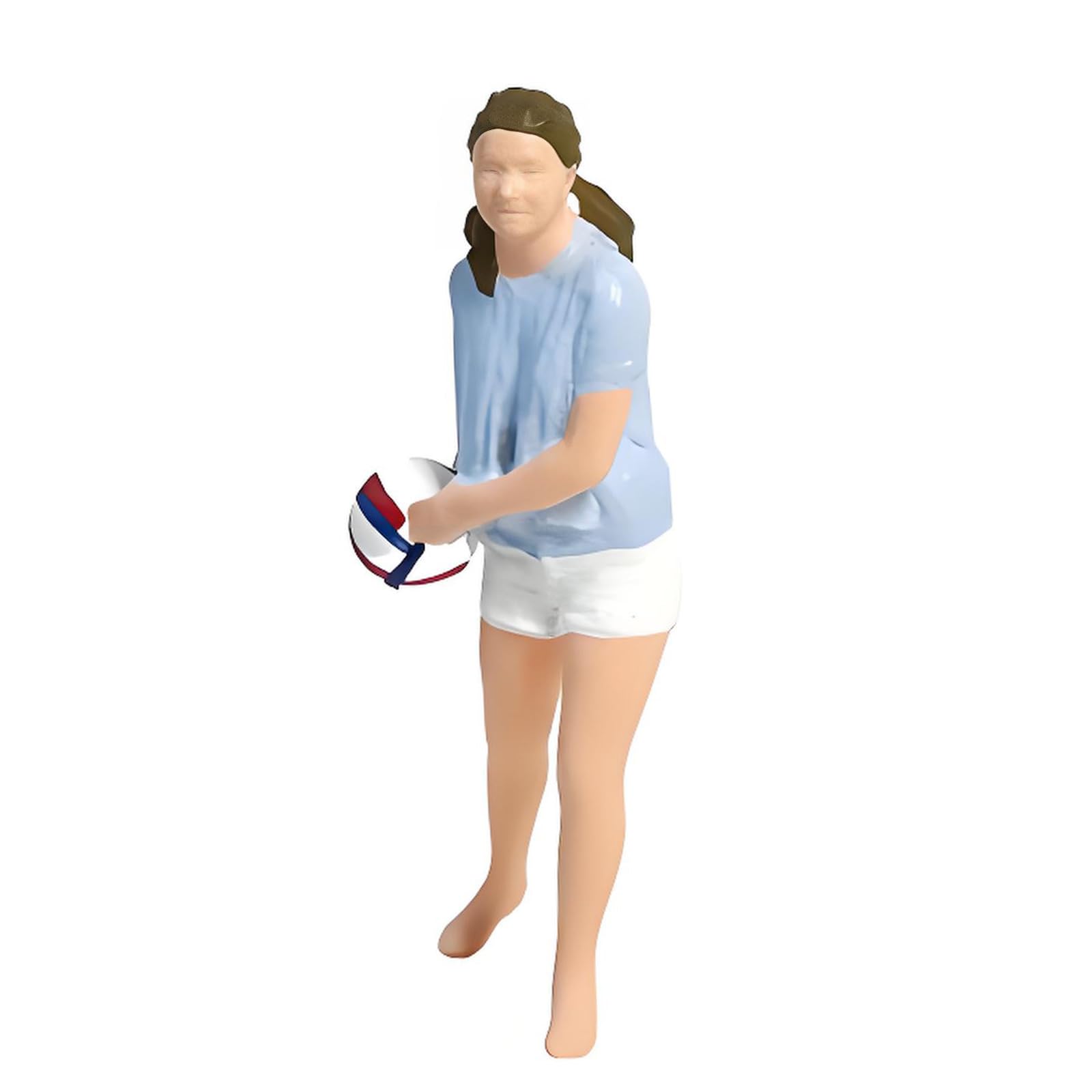 FGDTREE Realistic Beach Volley Figure Model for Architectural Displays Dioramas Props 1: 64 Scale Hand Painted Miniature Figures Miniature People