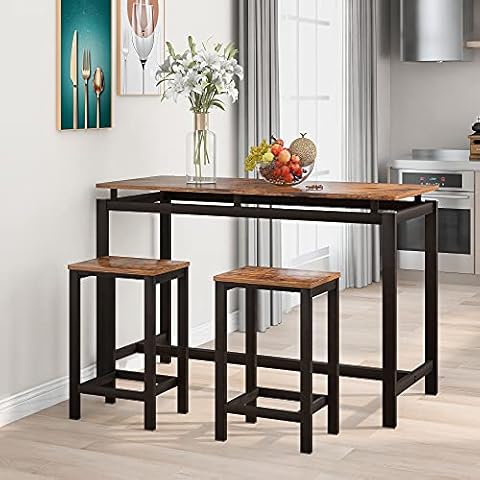 HOOSENG 3-Teiliges Essgruppe, Retro Esstisch Cover