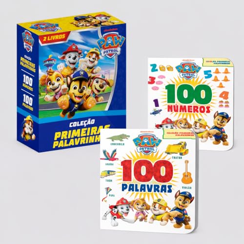 Patrulha canina coleção primeiras palavrinhas – box com 2 livrinhos: