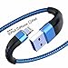 Produktbild 3-Pack iPhone Ladekabel 2M,Apple MFi Certified Original Lightning Kabel 2 Meter Lang Nylon Braided Schnellladung Kabel für Apple iPhone13/12/12mini/11/11 Pro/X/XS/XR/XS Max /8/8 Plus iPad blau