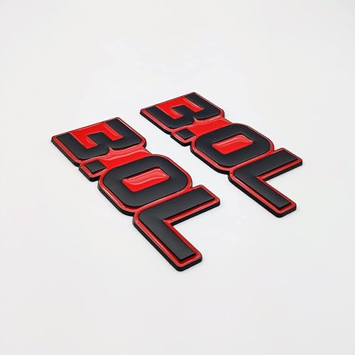 Miniatura 5 de 2 emblemas de metal de 30 L con logotipo de 30 L de alta calidad 3D 30 para guardabarros de puerta de automóvil calcomanía de ala lateral repuesto