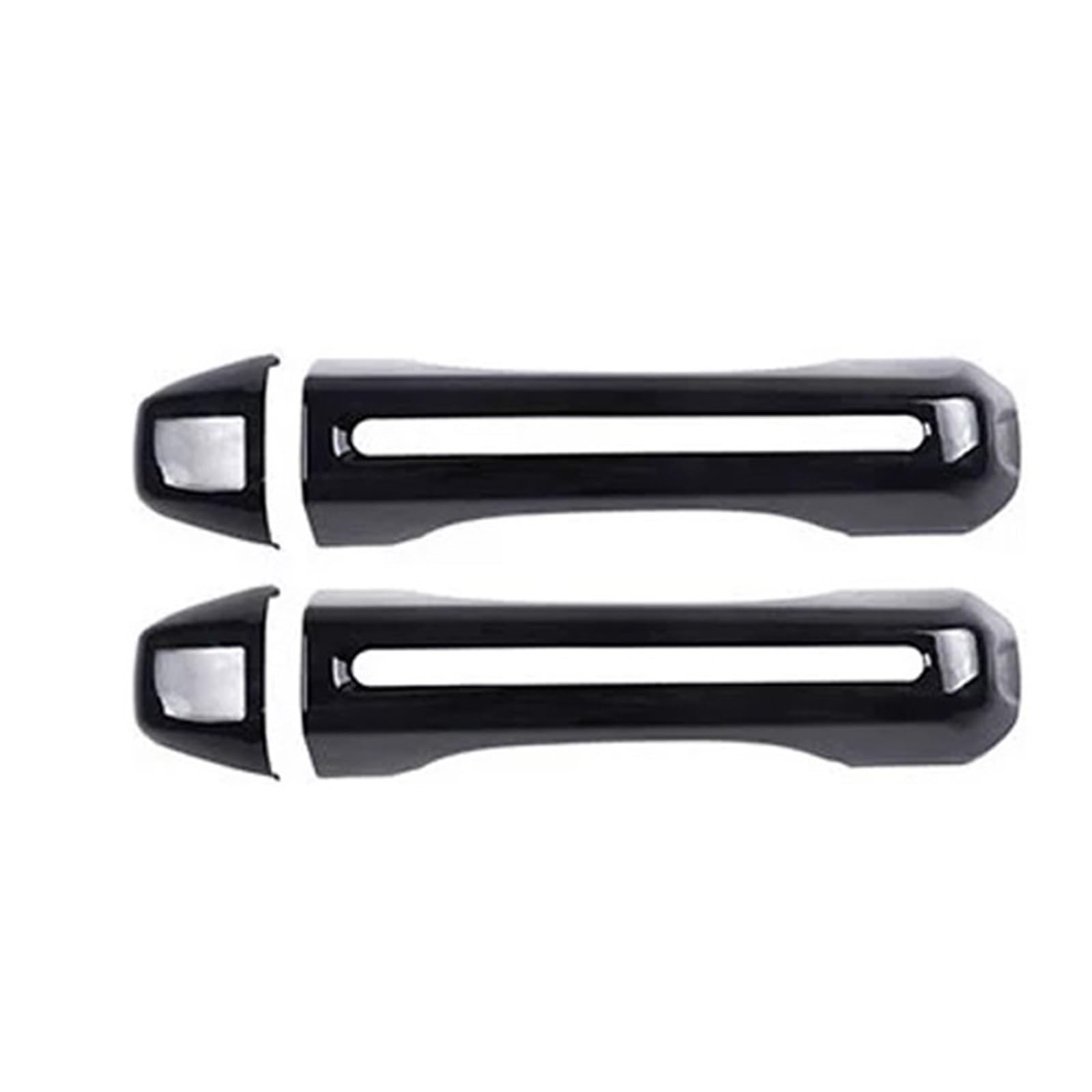 BQWYEDPL Suitable Fit for Jeep Fit for Wrangler Fit for Rubicon 2018-2021 Door Door Bowl Handle Accessories Car Door Latch Handle(2HollowHandleC Black)