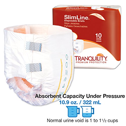 Tranquility Slimline Original Adult Disposable Brief - Xs - 100 Ct #TOP3
