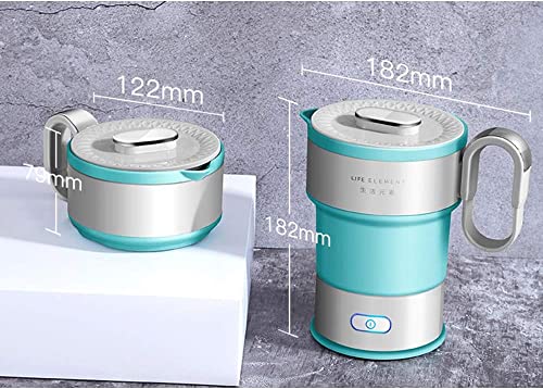 Hervidor eléctrico plegable 0.6L viaje dual voltaje miniatura 3