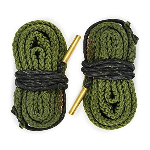 GUGULUZA Gun Snake Pistol Gun Cleaning Kit, 2-Pack Barrel Cleaners, Cleaner Rope Cleaning Kit for Handgun .380 .38, 357 Cal / 9mm