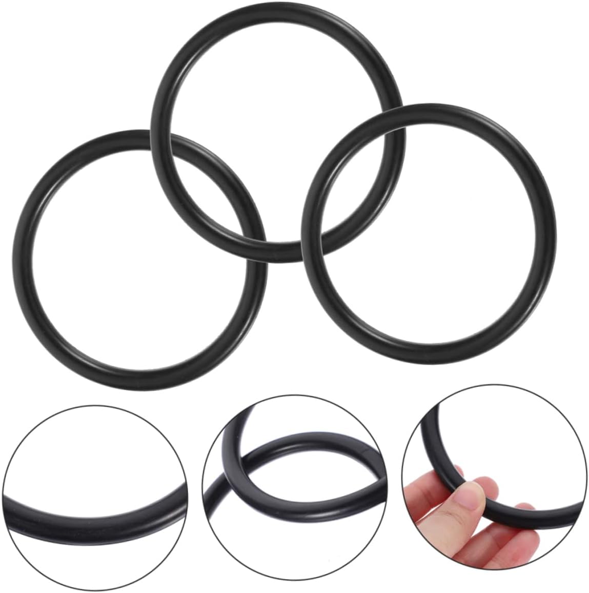 10pcs Rubber Sound Bowl for Tibetan Singing Bowls Lightweight and Practical Meditation Accessory for Buddhism Enthusiasts