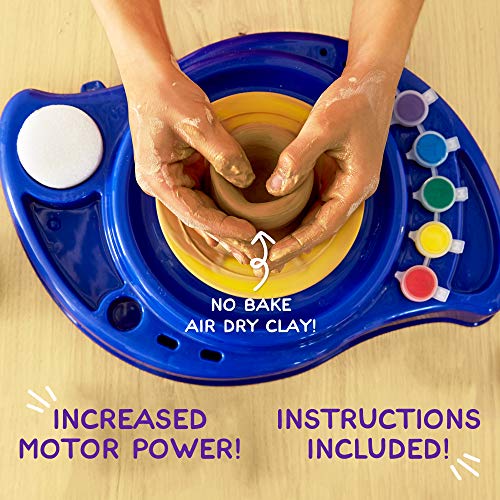 Made By Me Motorized Power Pottery Wheel - At Home Pottery Making – Clay Sculpting Activity For Kids Ages 6 And Up #TOP2