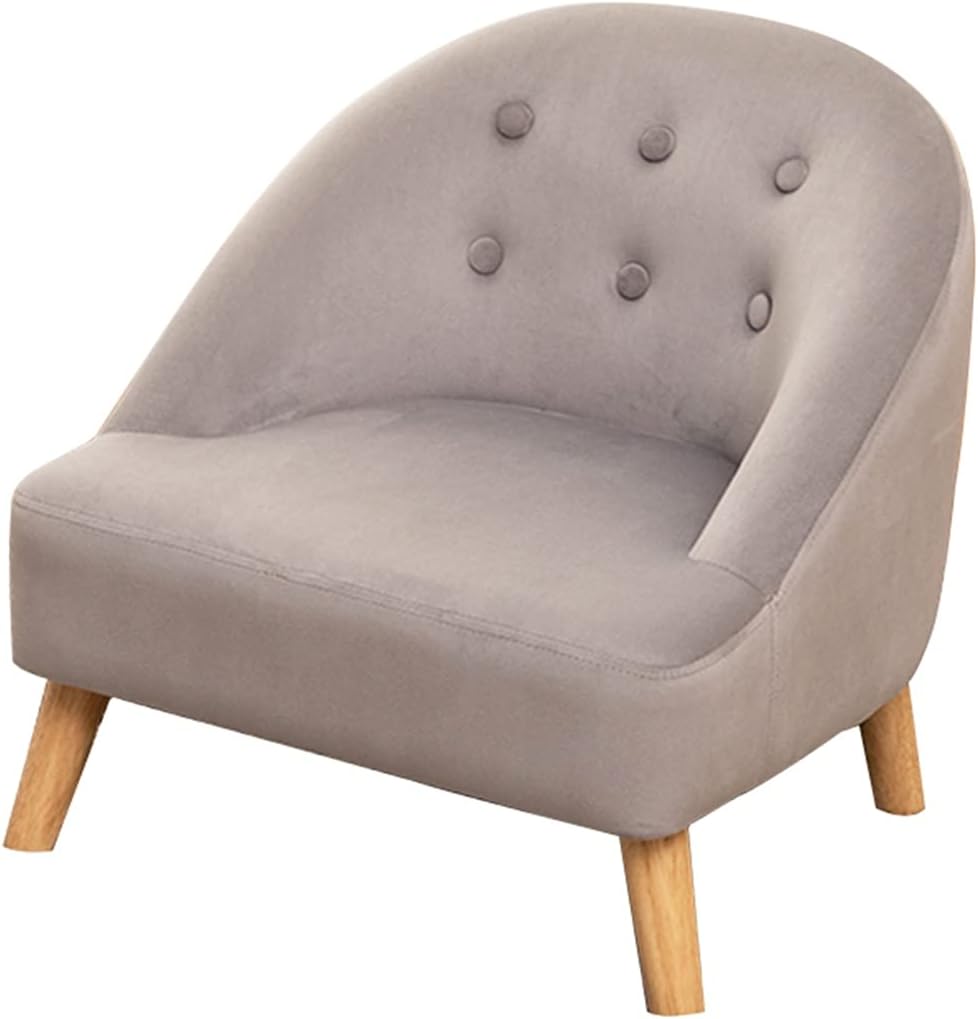 Couch Armchair Simple Fabric Backrest Sofa Chair for Boys and Girls Bedroom, Small Study Lounge Chair in Reading Corner, Load-Bearing 60kg (Color : Pink, Size : 51 * 52 * 50cm)