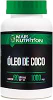 Oleo de Coco 1000 mg 60 capsulas softgel Mais Nutrition