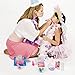 12 Petite Girls Cosmetic Sets in Bag - Washable and Non Toxic Real Makeup Kits - Bulk Pretend Play Girls Party Favors Gifts (1 Dozen)