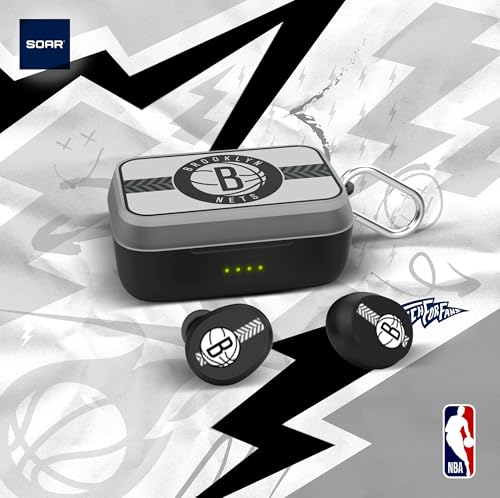 Image of SOAR NBA Wireless Sport Earbuds: Comfortable Fit & Convenient Charging