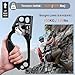 TRIWODNER Climbing Hand Ascender Rock Climbing Tree Arborist Rescue Rappelling Equip Left Right Hand Climbing Ascender Rope Clamp for 8-13mm (Left Hand Orange)