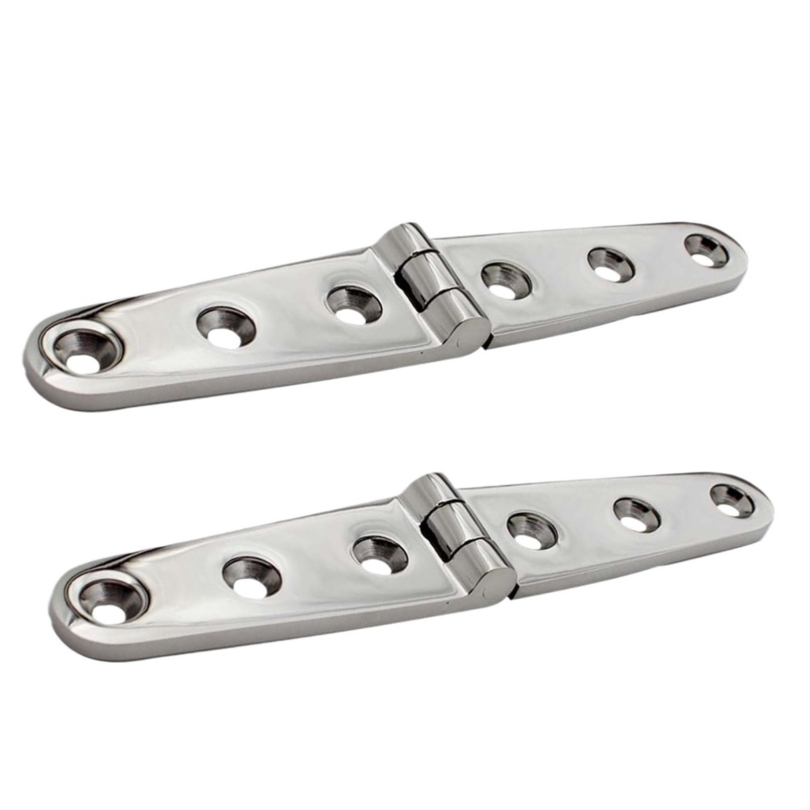 Kdhcvkz 28X152mm 2 Pieces Stainless Steel 316 Hinge With 6 Holes 152Mm Door Hinges