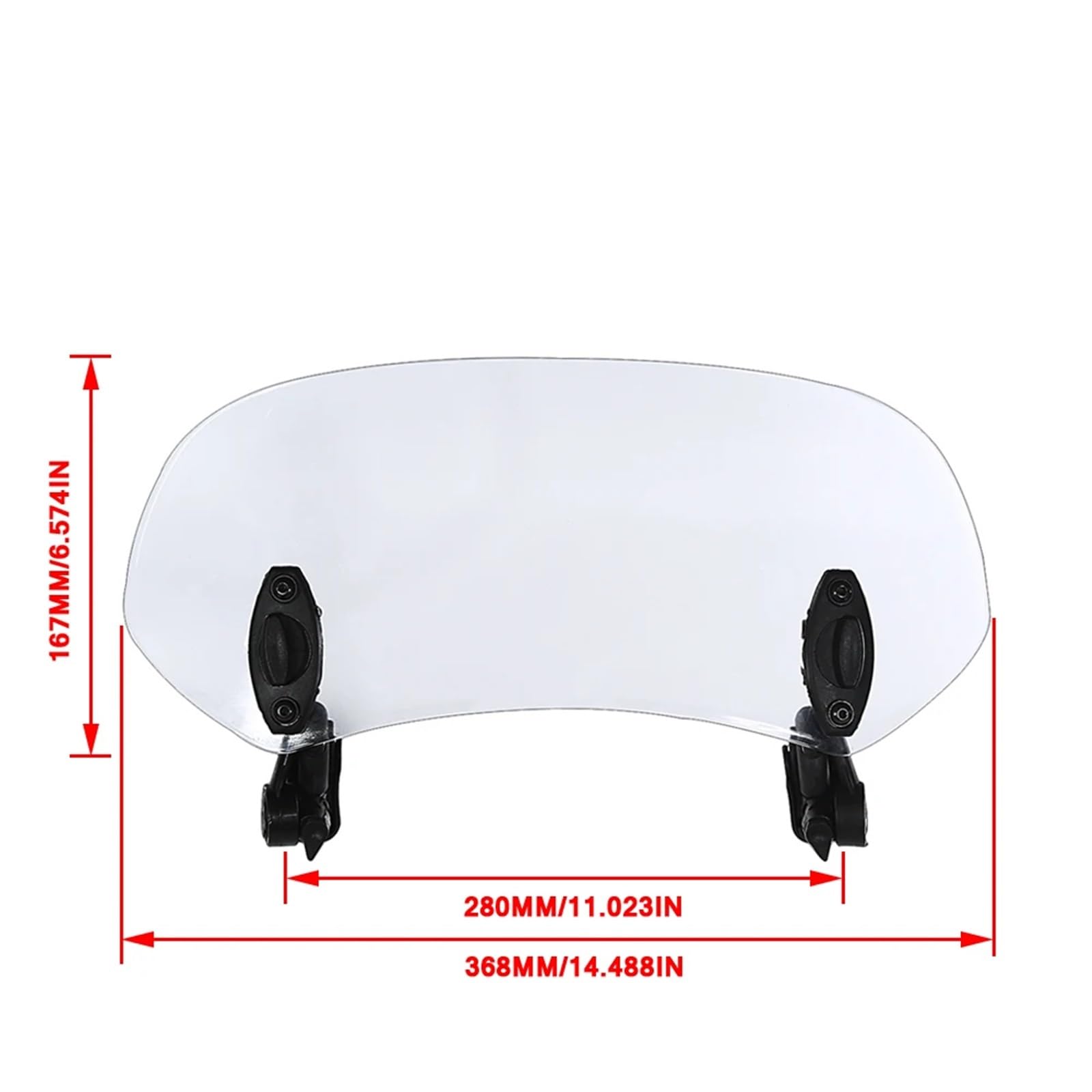 Front Bumper Splitter dachowy Pasuje do Husq&varna Norden 901 2022 2023 Regulowany deflektor szyby przedniej, spojler, przedłużenie