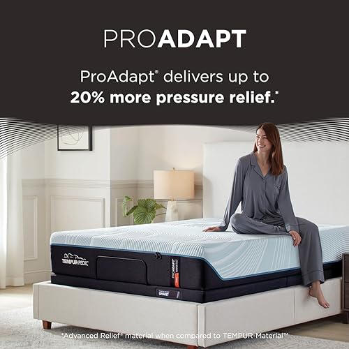 Image of TEMPUR- ProAdapt 2.0 Firm 12 inch Memory Foam Mattress, Queen