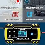 kkhouse 12V-24V 8A Full Automatic Battery-Chargers Digital LCD Display Car Battery Chargers Power Puls Repair Chargers…