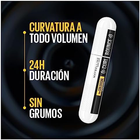 Maybelline New York Colossal Curl Bounce After Dark Tusz Pogrubiająco Podkręcający do Rzęs, 10 ml, Czarny