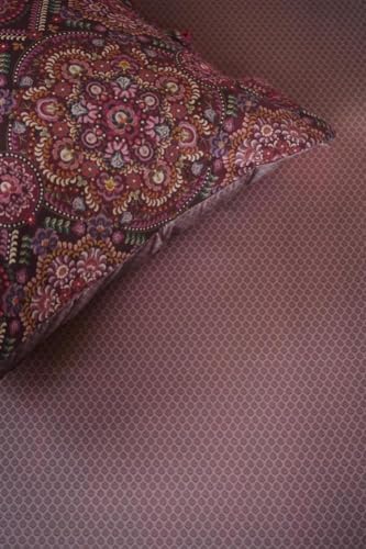 Drap-housse percale de coton Pip Studio Thousand Leaves mauve 100x200 cm