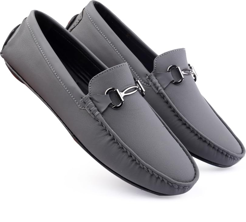 Image of WUGATTI Men's Suede Stylish, Comfortable & Casual Slip-On Loafers