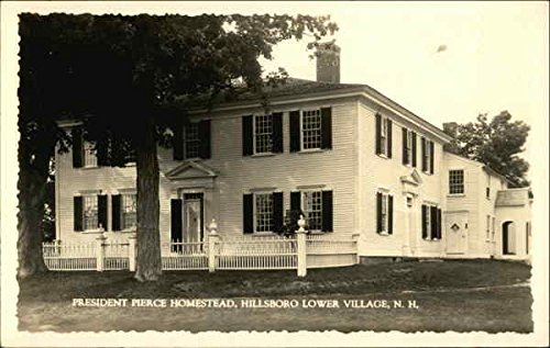 President Pierce Homestead Hillsboro New Hampshire Original Real Photo Postcard