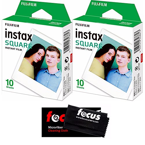Fujifilm-Instax-Square-Film-SQ10-Cameras-2-Pack-20-Sheets