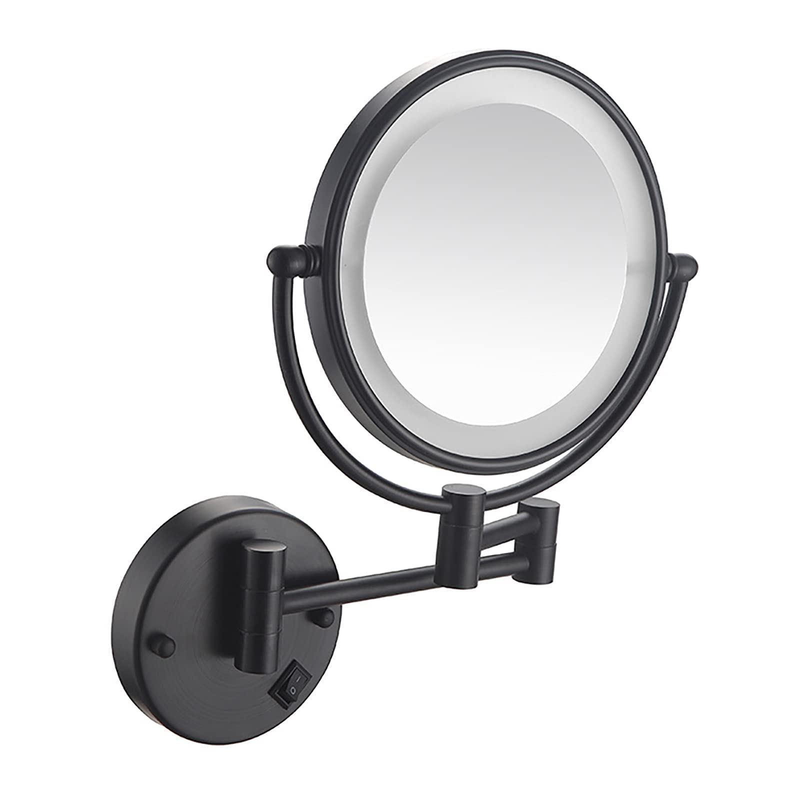 Miroir de maquillage mural de salle bain rotatif et pliant pour vos rituels beauté